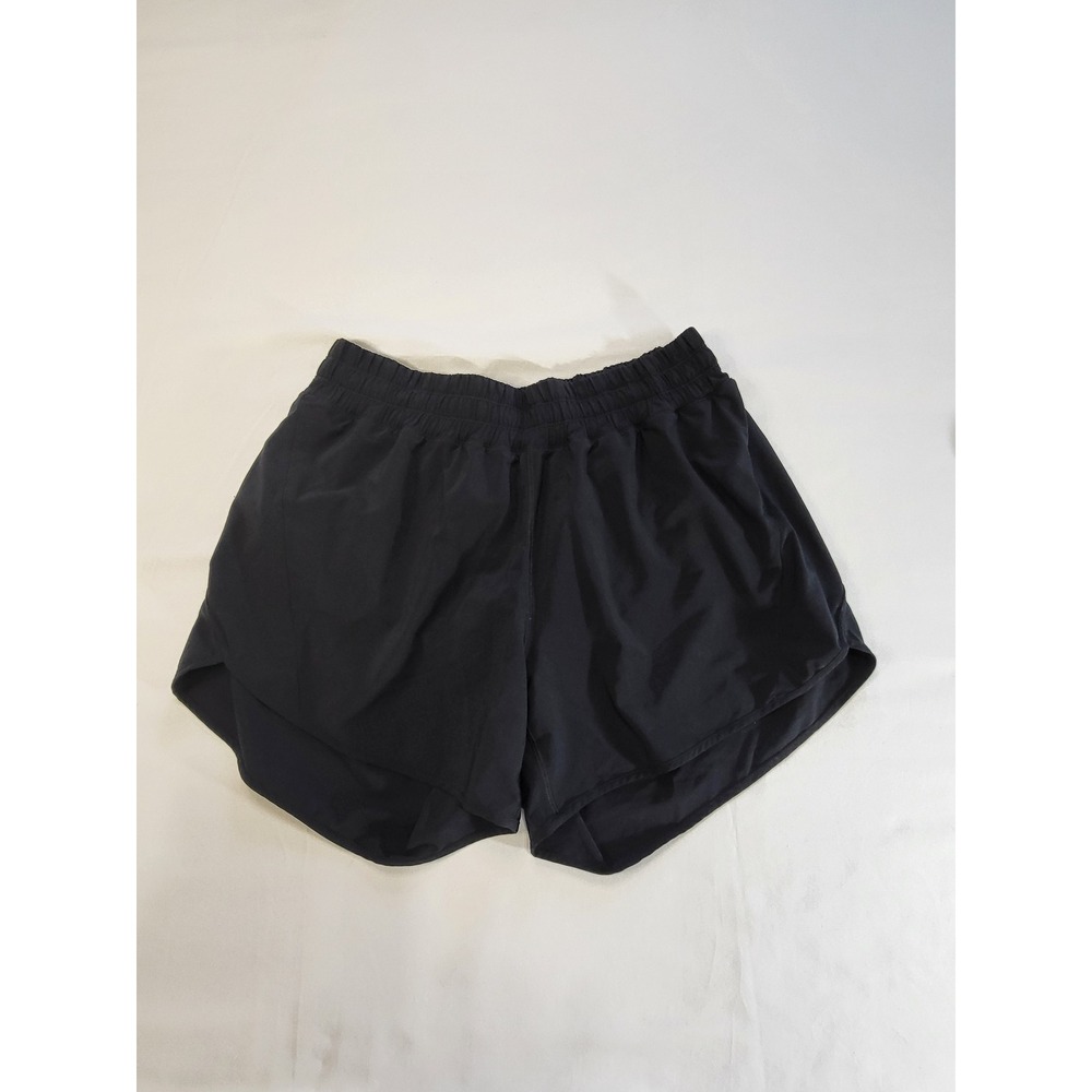 XL Lululemon Track That Mid-Rise Lined Short Black Running Athletic Shorts Women
